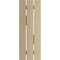 Ekena Millwork Rustic Three Board Spaced Board-n-Batten Pecky Cypress Faux Wood Shutters w/Z-Board, 17 1/2"W x 48"H SHUBSZ17X48PCPR - alternate 6